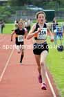 Girls Under-15s 1500 metres, 2023 North Eastern Track and Field Champs., Middlesbrough Sports Village, Middlesbrough. Photo: David T. Hewitson/Sports for All Pics